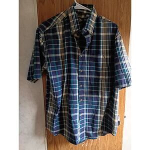 Vintage Quarters Mens Plaid Shirt Old Money Preppy Heritage Medium Retro 90s Y2K